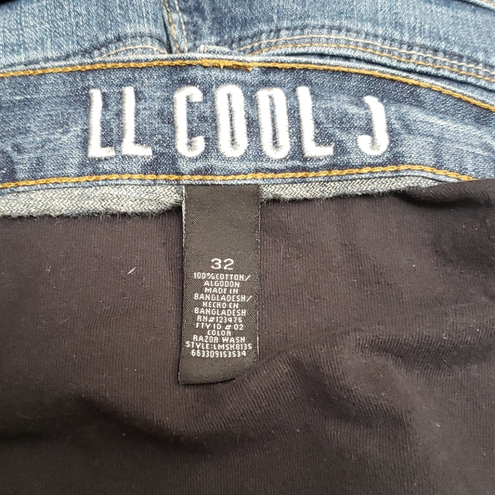 LL COOL J Demin shorts.
